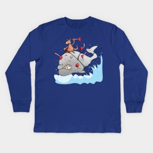 Captain Ahab Kids Long Sleeve T-Shirt